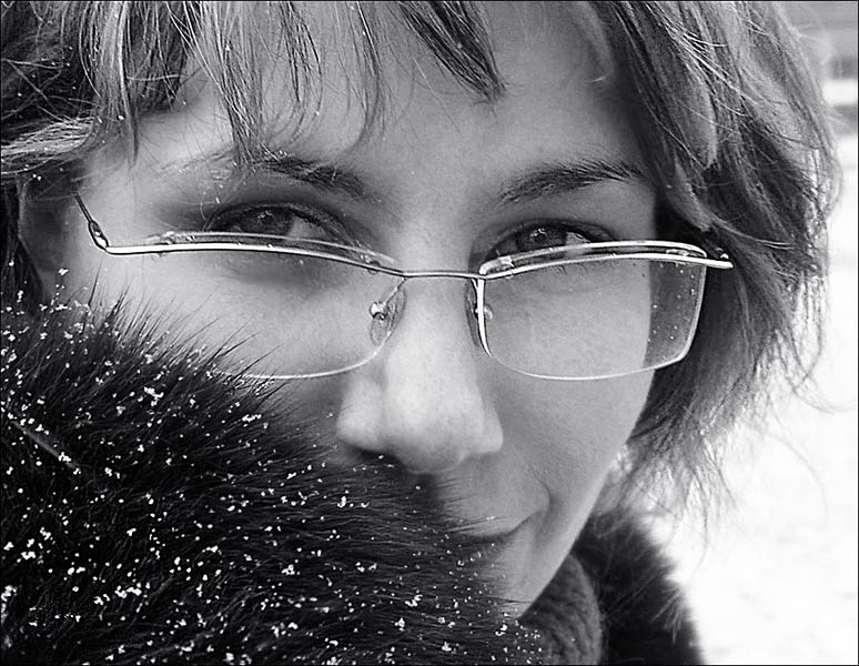 photo "Look." tags: portrait, black&white, woman
