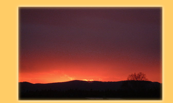 photo "...tropics in the mountains..." tags: landscape, mountains, sunset
