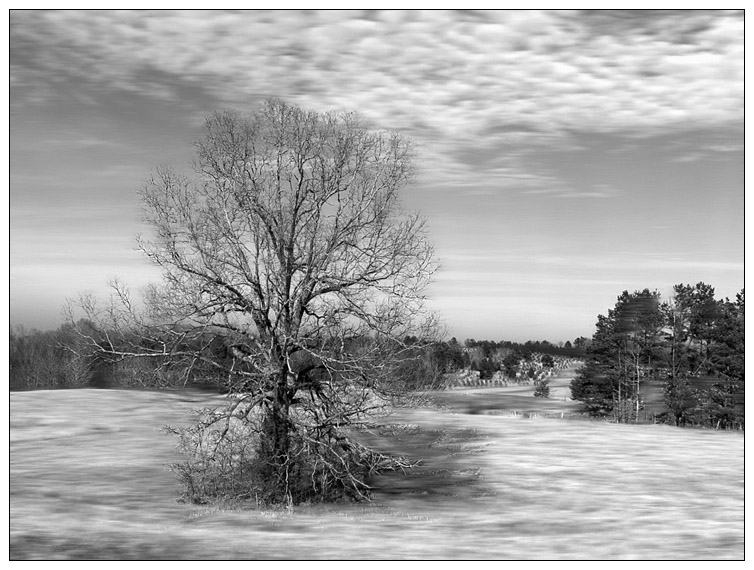 фото "Between the Clouds" метки: черно-белые, пейзаж, облака