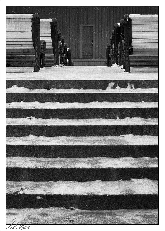 photo "March rhythm" tags: landscape, black&white, winter