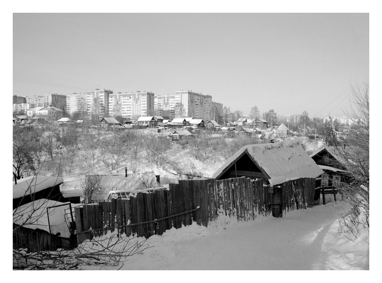 фото "Деревенские этюды" метки: архитектура, черно-белые, пейзаж, 