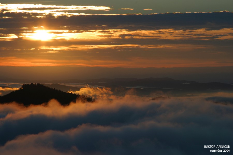 photo "sunrise" tags: landscape, mountains, sunset