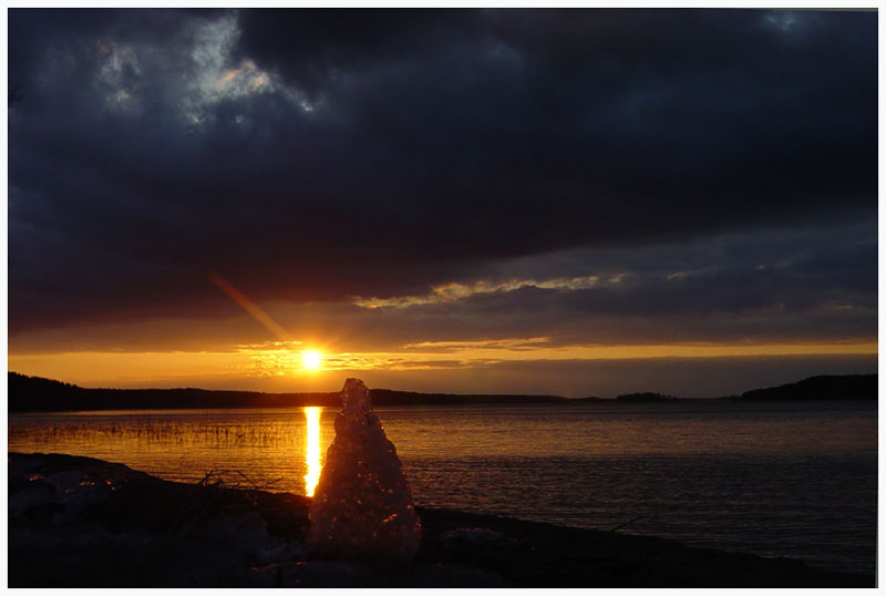 photo "Iceberg (2)" tags: landscape, spring, sunset