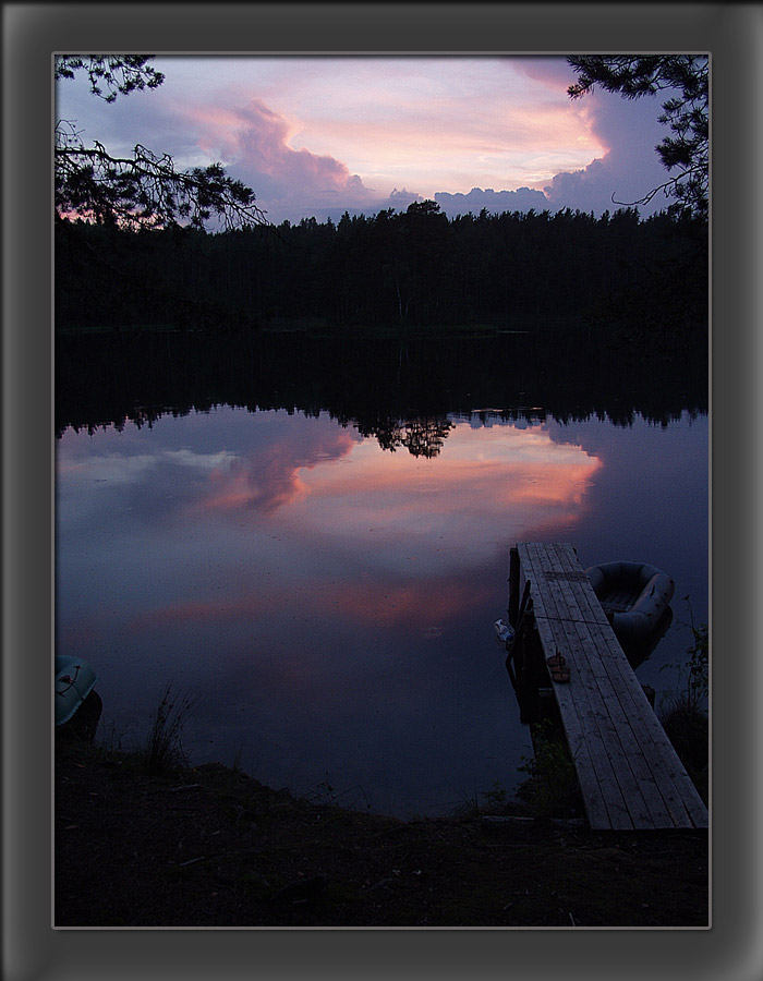 photo "Night on lake" tags: landscape, night