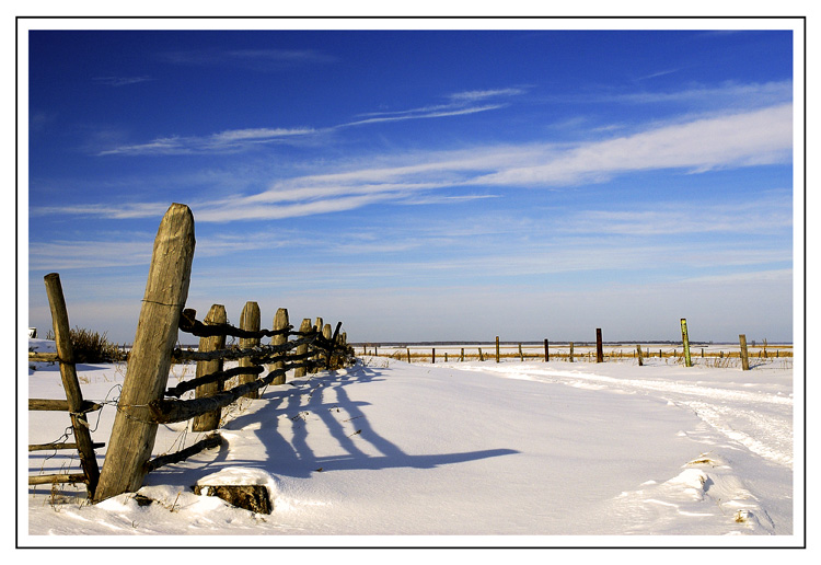 photo "The blue sky, white snow..." tags: misc., landscape, spring