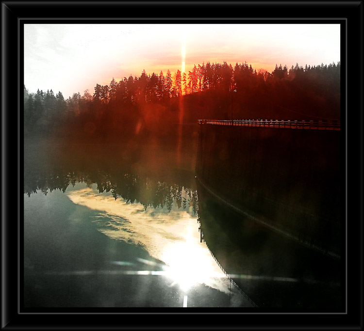 photo "mirror" tags: landscape, sunset, water