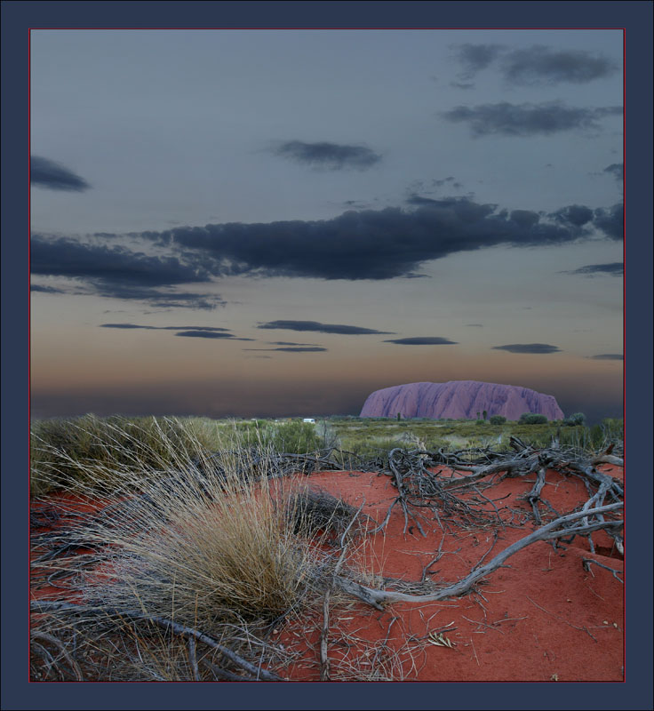 фото "Закат на Улуру." метки: пейзаж, закат