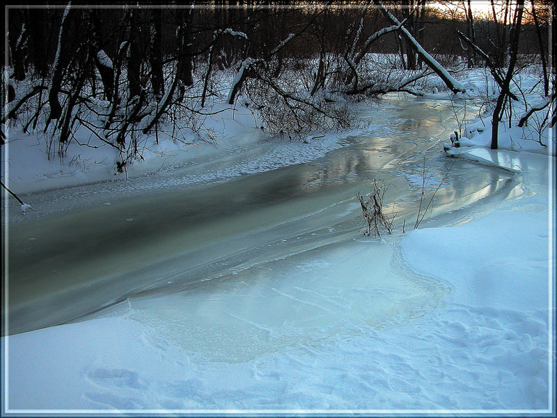 photo "Ice small river 2" tags: landscape, water, winter