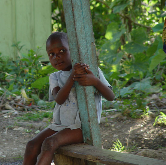 фото "in Haitian village #2" метки: путешествия, Южная Америка