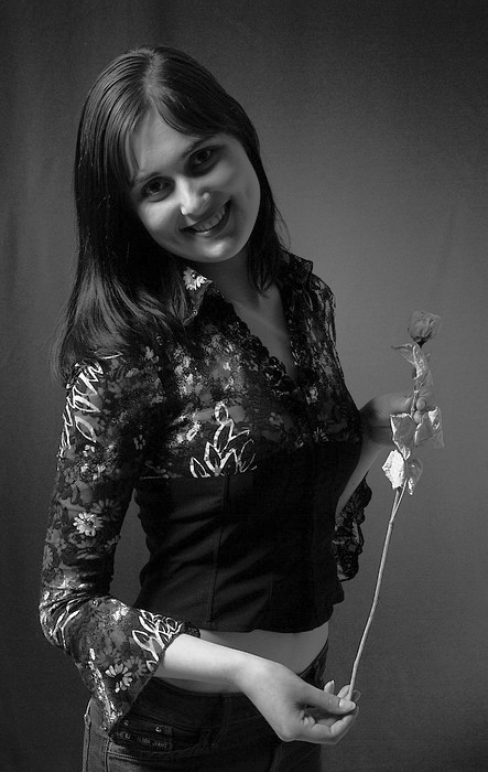 photo "B&W" tags: portrait, black&white, woman