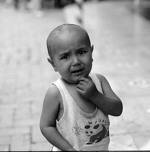 photo "A boy" tags: black&white, 