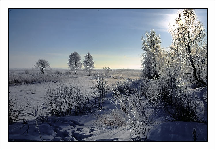 photo "Morning etude #3" tags: landscape, water, winter