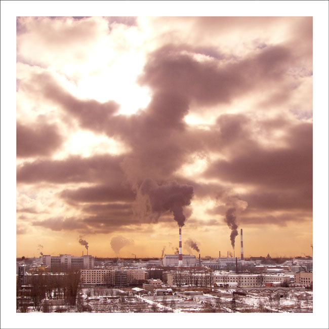 фото "Smoke On The City" метки: архитектура, пейзаж, облака