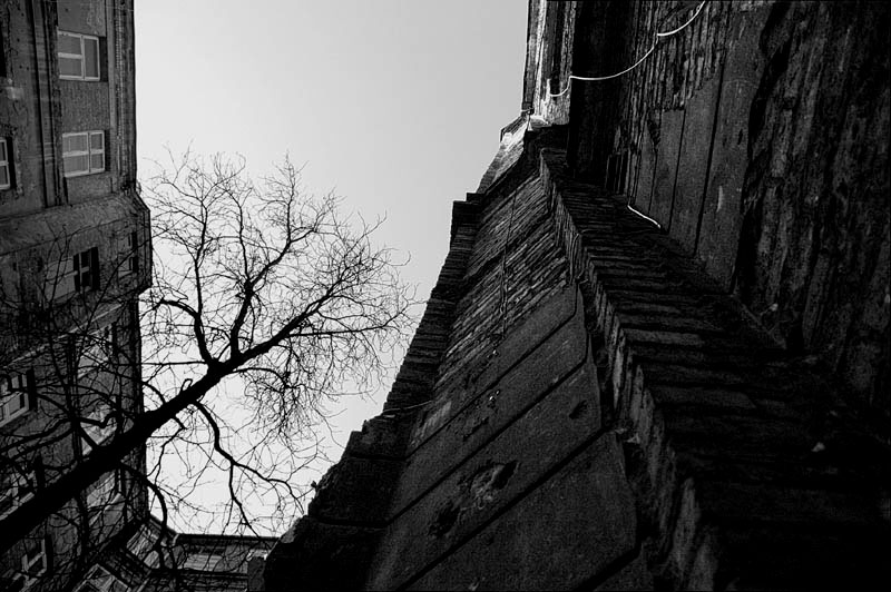 photo "Warsaw" tags: black&white, 