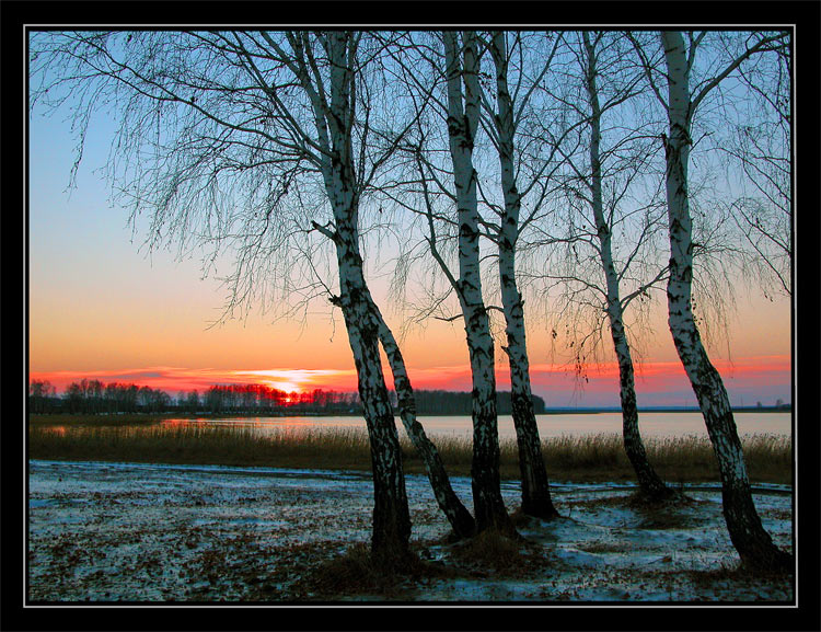 photo "Farewell" tags: landscape, autumn, sunset
