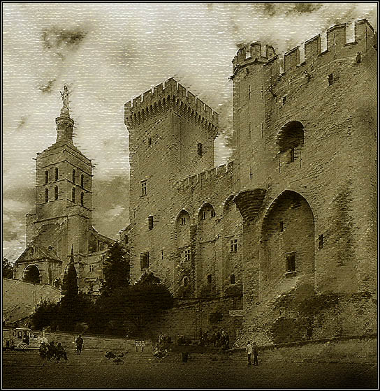 photo "Avignon, the Papal Сastle" tags: misc., architecture, landscape, 