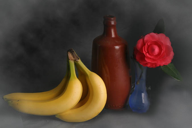photo "Still life with Banana & Camelia" tags: still life, 