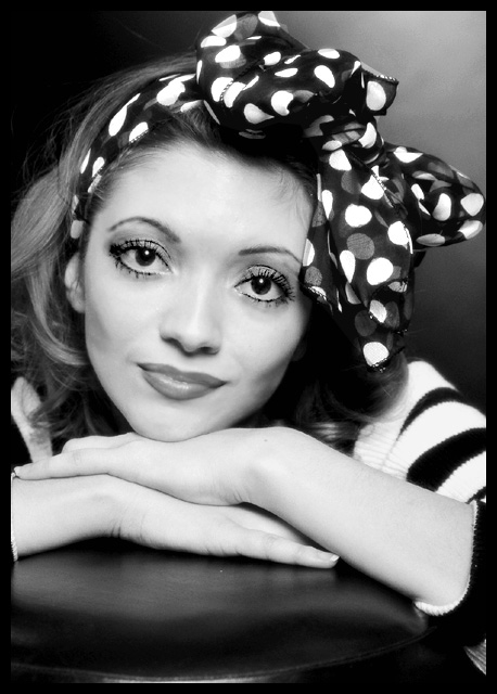 photo "Old cinema" tags: portrait, black&white, woman