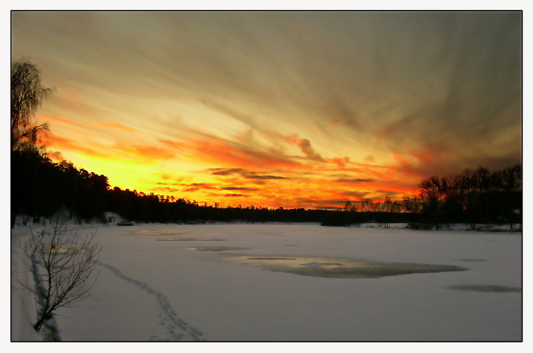 photo "First Sunset of New Year" tags: landscape, nature, sunset
