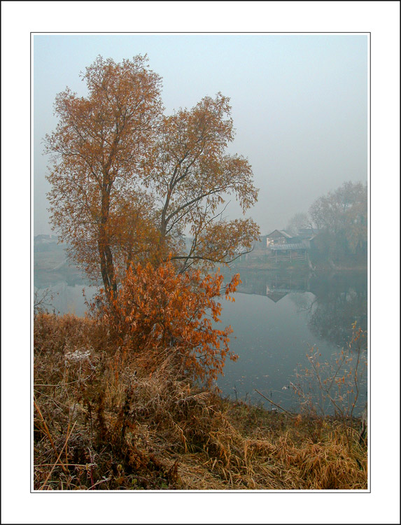 photo "Morning in village" tags: misc., landscape, autumn