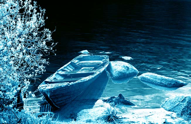 фото "лодка" метки: пейзаж, ночь