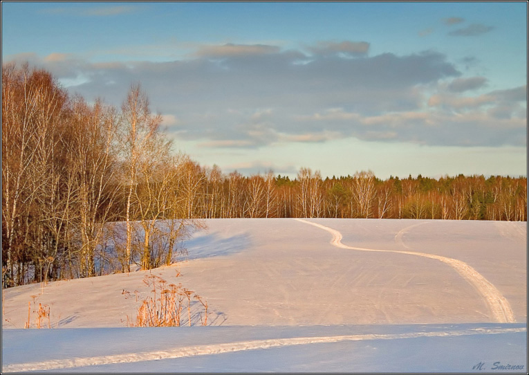 photo "Presentiment of spring" tags: landscape, spring, sunset