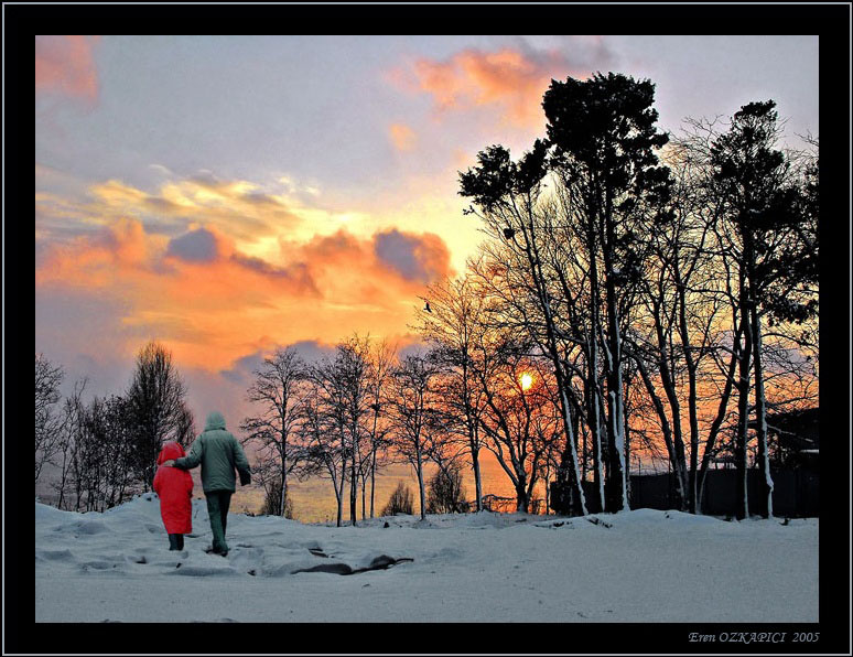 photo "Fire of Snow" tags: landscape, sunset