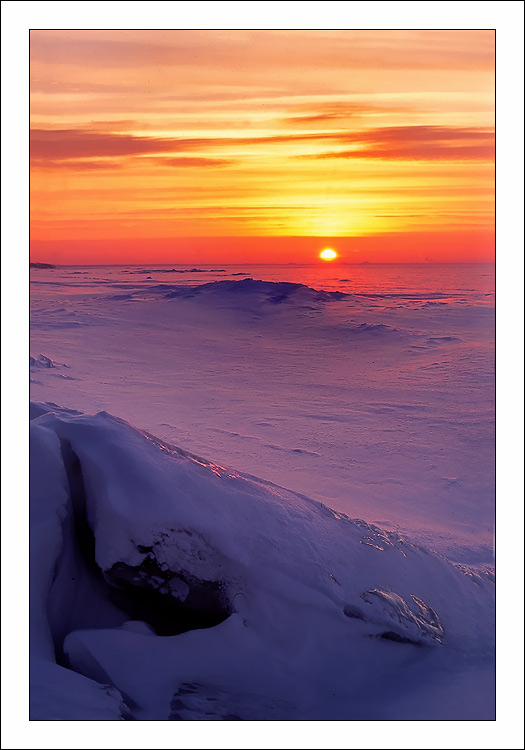 photo "Last winter rising" tags: landscape, sunset, winter