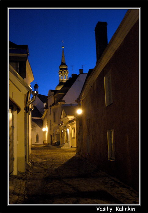 photo "Tallinn. Night. The Cathedral of Saint Mary the Vi" tags: travel, architecture, landscape, Europe