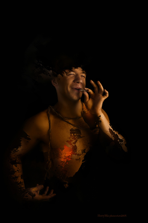 photo "Destroying force of a habit  ("photoArt")" tags: portrait, digital art, 