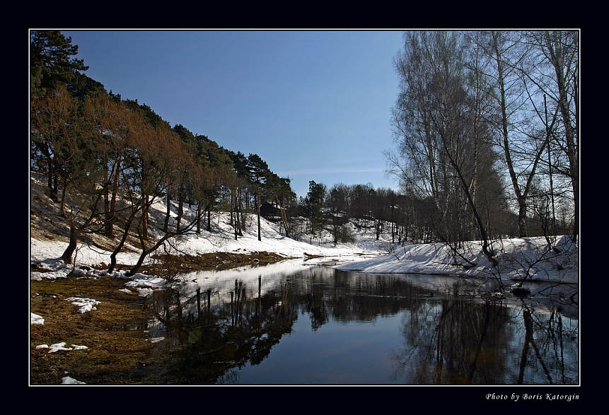 photo "Mirror of Klyazma" tags: landscape, water, winter