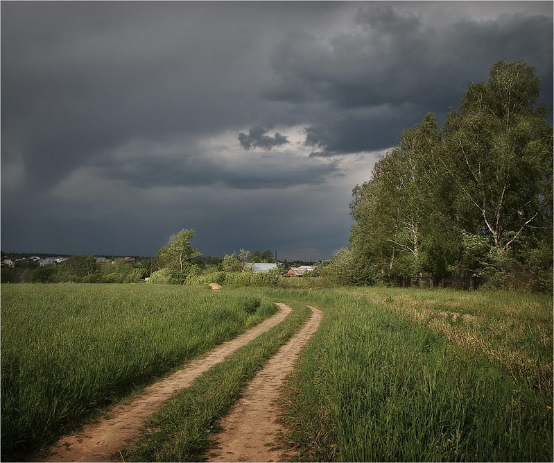 photo "Before a thunder-storm" tags: landscape, 
