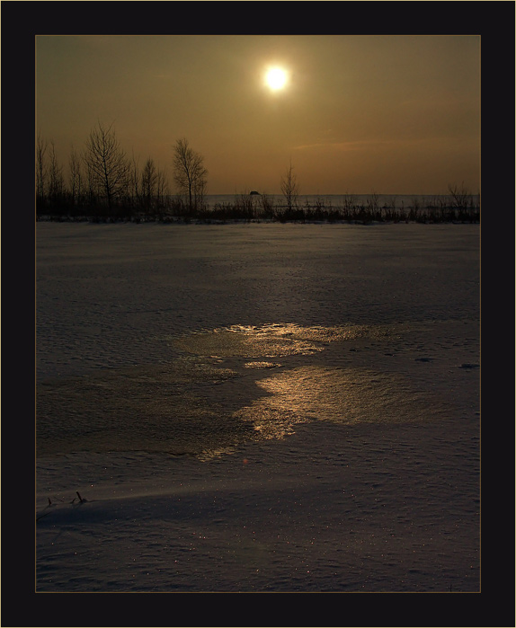 фото "16-00 Замерзшее отражение" метки: пейзаж, зима