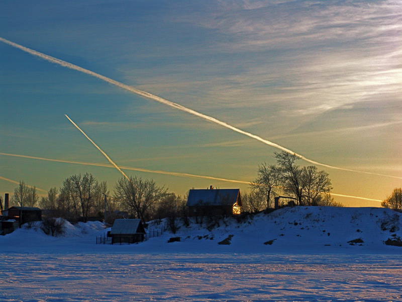 photo "Old Ladoga (2)" tags: landscape, sunset