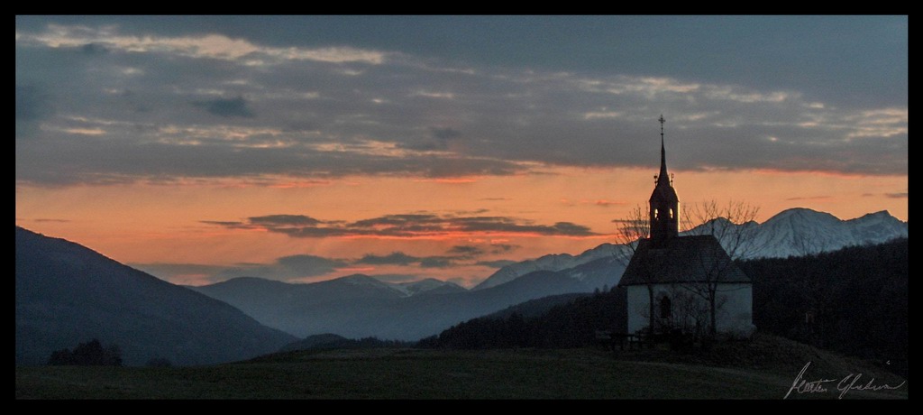 photo "Kapler St&#246;ckl, South Tyrol, Italy" tags: landscape, sunset