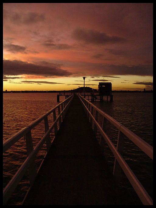 photo "Mission Bay Bridge II" tags: landscape, spring, sunset