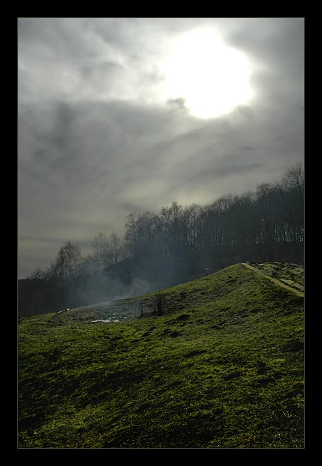 photo "Smoke" tags: landscape, forest