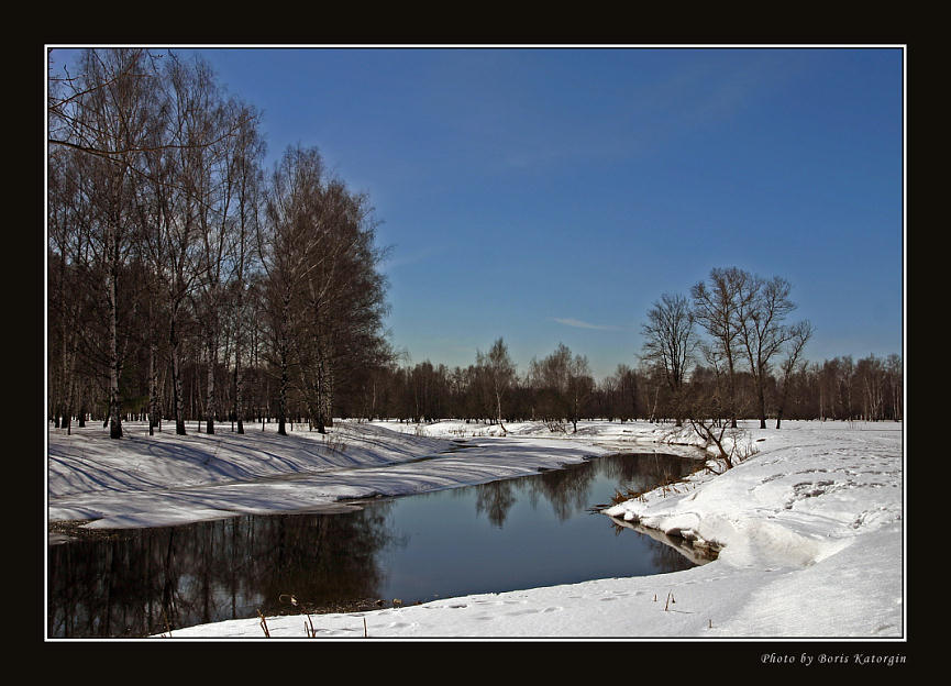 фото "Последний мартовский день" метки: пейзаж, вода, зима