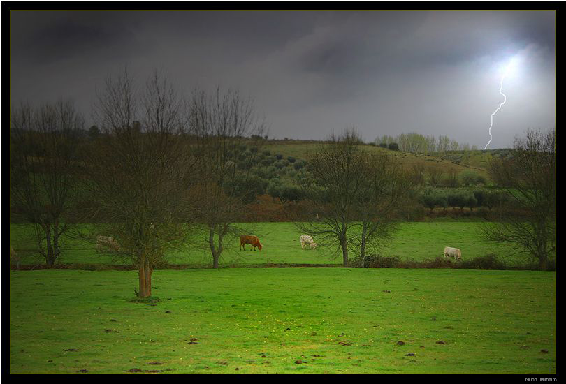 photo "Time to take cover!" tags: landscape, sunset