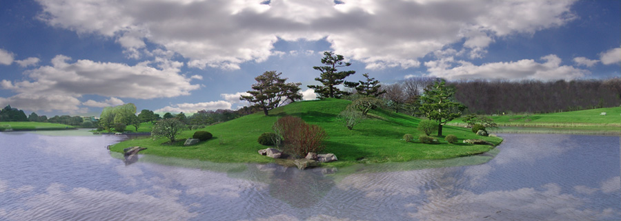 photo "Japanese Garden" tags: landscape, montage, 