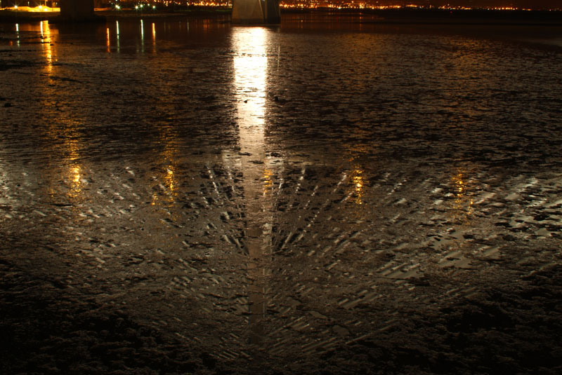 photo "Bridge Reflexions" tags: landscape, architecture, night