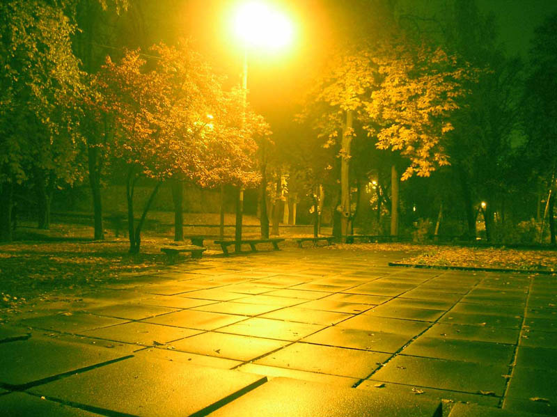 photo "The night square" tags: misc., 