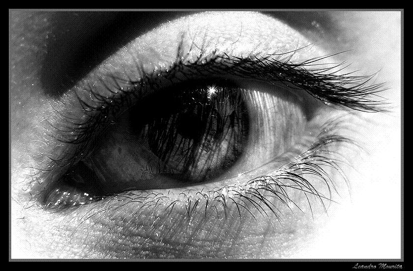 photo "Soul Mirror" tags: black&white, macro and close-up, 