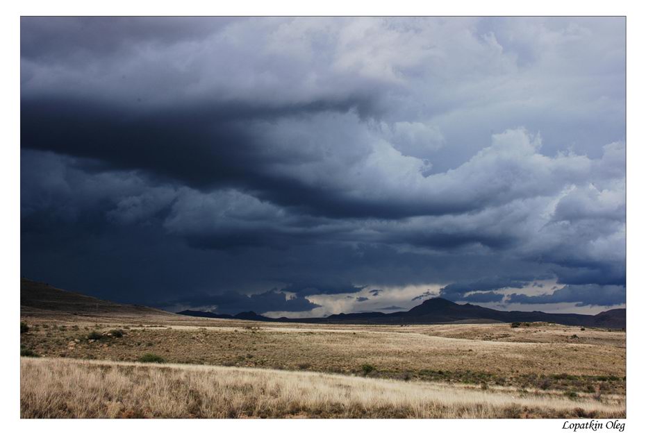 photo "Karoo before storm" tags: travel, Africa