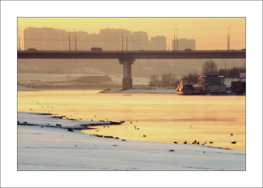 фото "Всё покрылось золотом..." метки: пейзаж, природа, закат