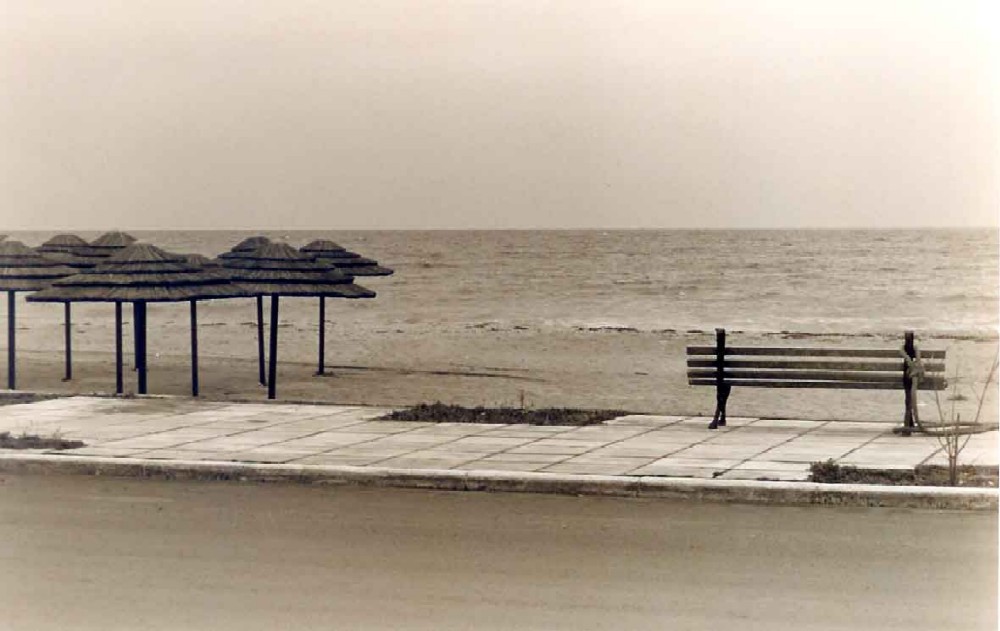 фото "одинокий пляж" метки: черно-белые, путешествия, Азия