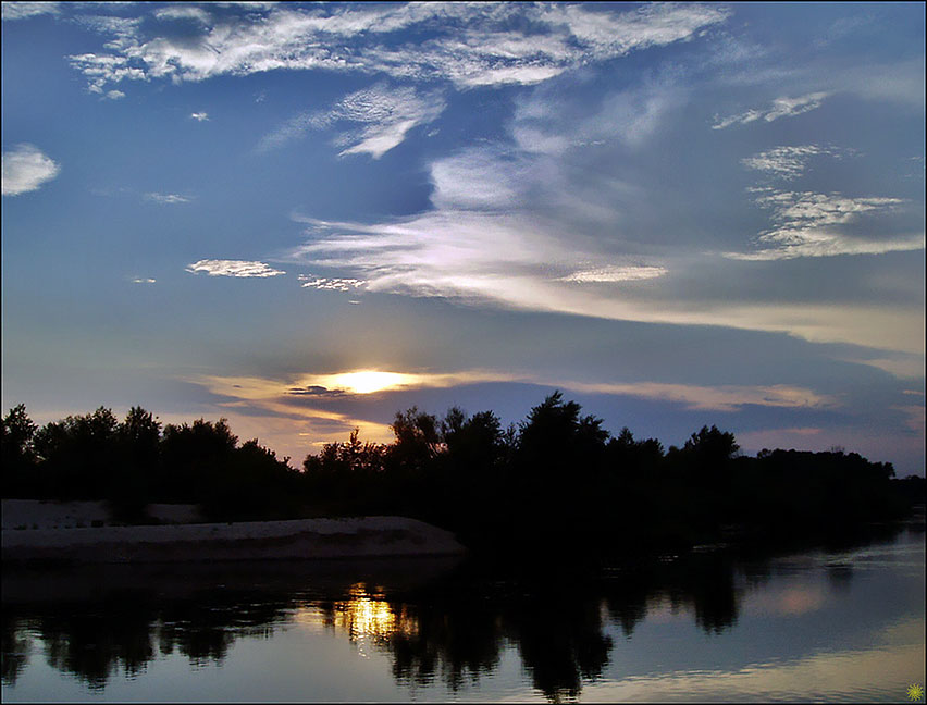 photo "Heavens" tags: landscape, sunset