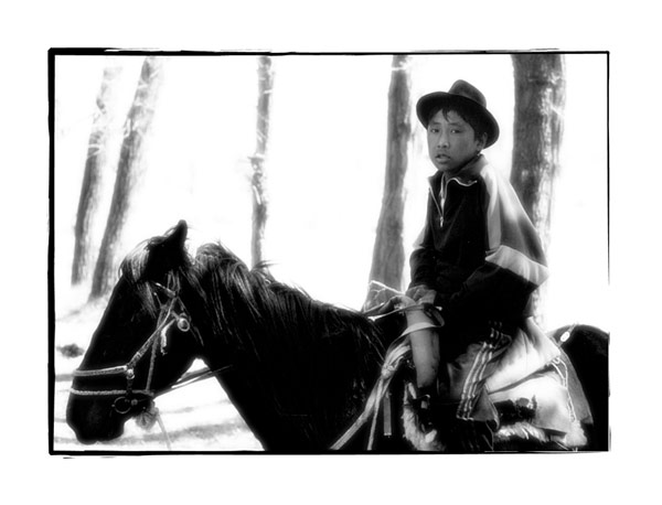 photo "cowboy, он же чабан" tags: portrait, black&white, children