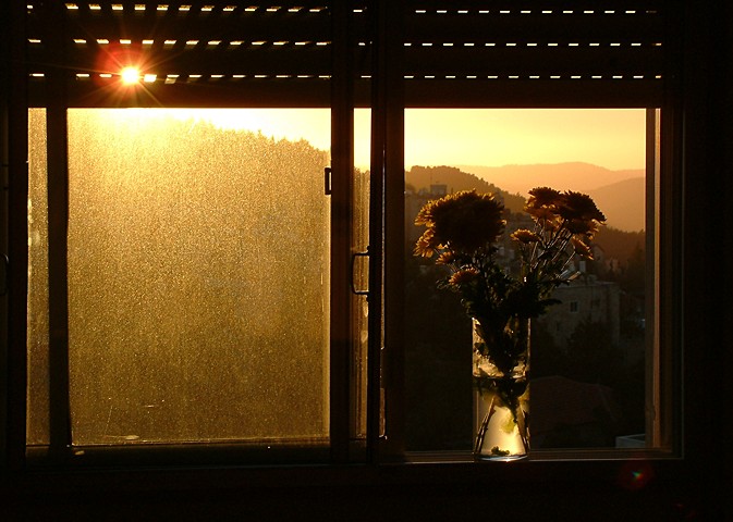photo "My window" tags: landscape, still life, sunset