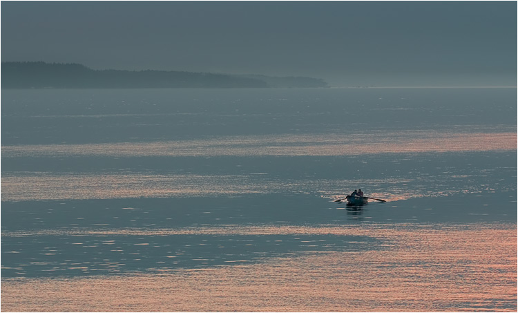 photo "Before sunset sea walk" tags: landscape, sunset, water